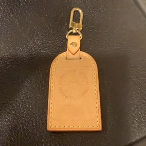Louis Vuitton leather tag